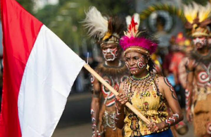 ilustrasi masyarakat Papua
