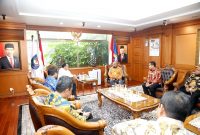 Pertemuan Mendagri Tito Karnavian dan Gubernur Papua Lukas Enembe