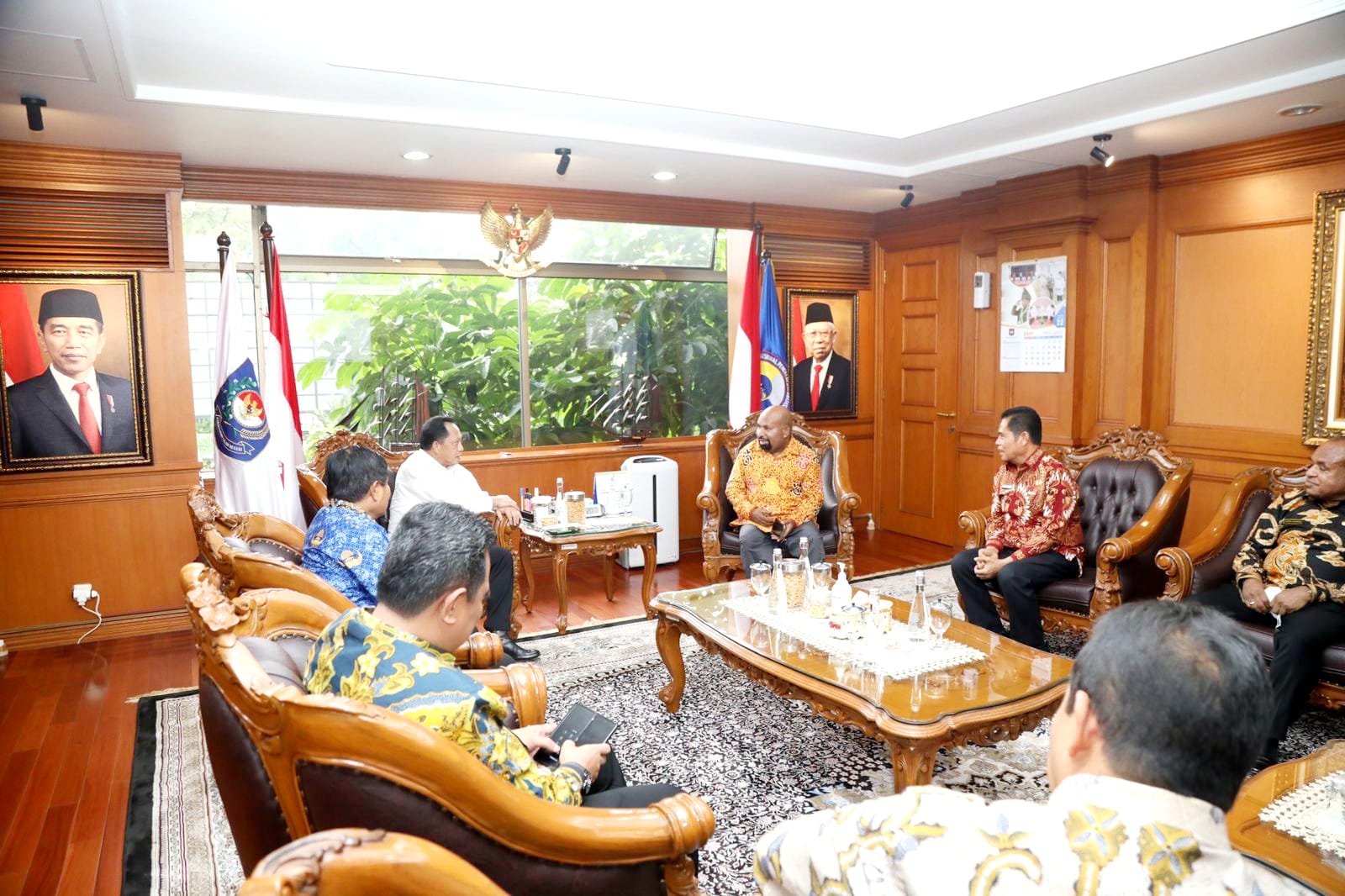 Pertemuan Mendagri Tito Karnavian dan Gubernur Papua Lukas Enembe