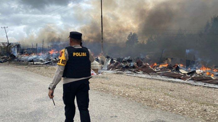 Peristiwa Pembakaran Pasar Waghete Kabupaten Deiyai